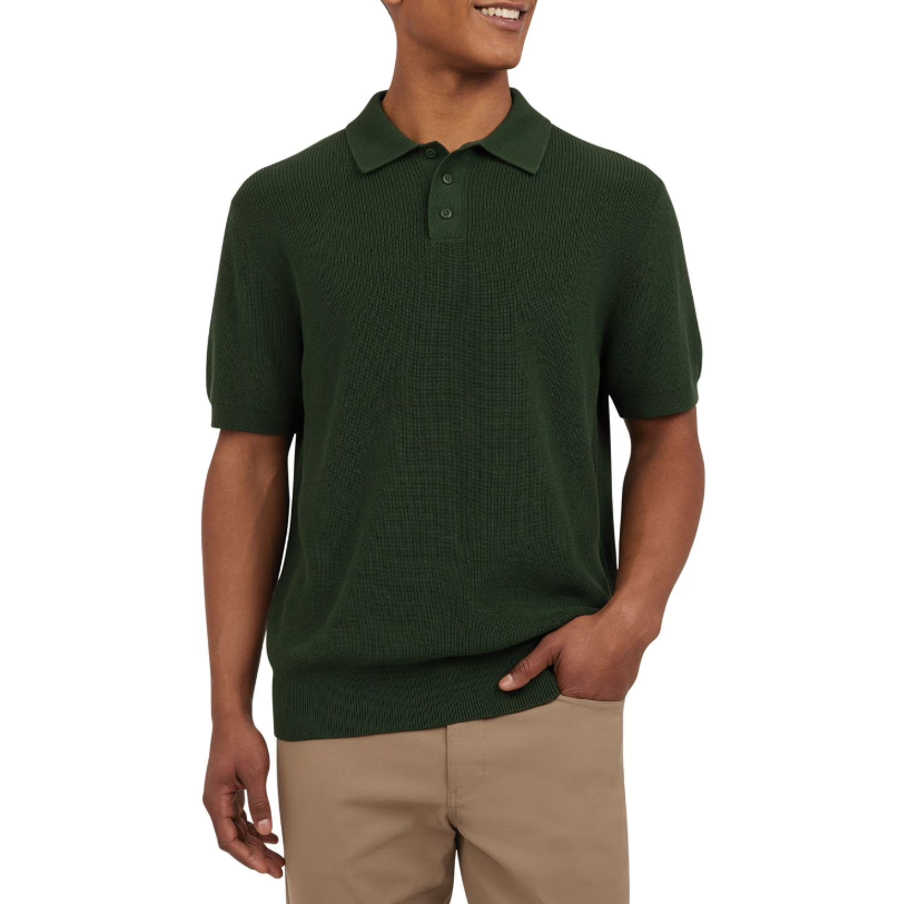 [S] DKNY GREEN SWEATER POLO, DK35SR2402-GREEN (SD1705)