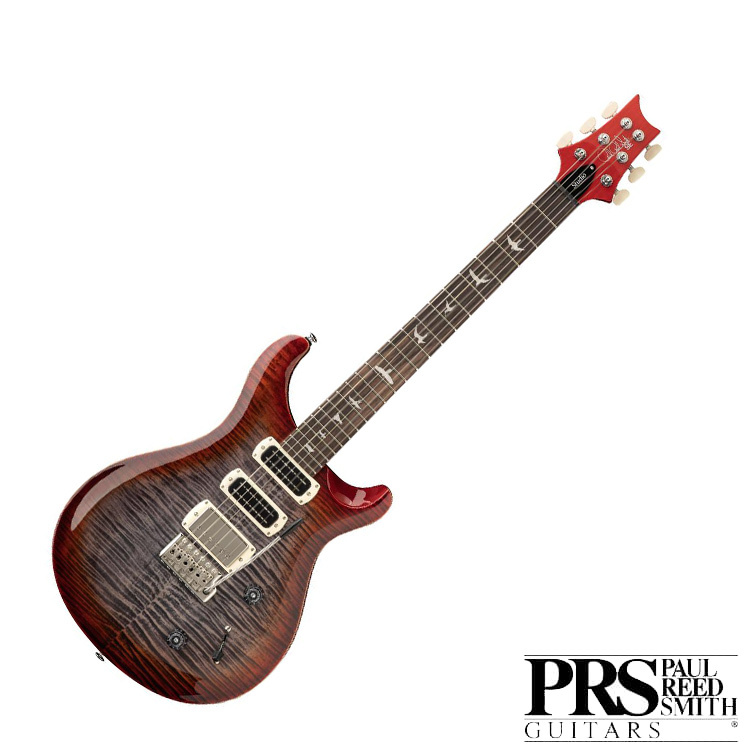 PRS SE Studio Charcoal Cherry Burst 電吉他