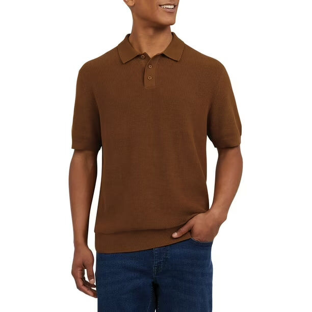 [S] DKNY ORANGE SWEATER POLO, DK35SR2402-ORANGE (SD1707)