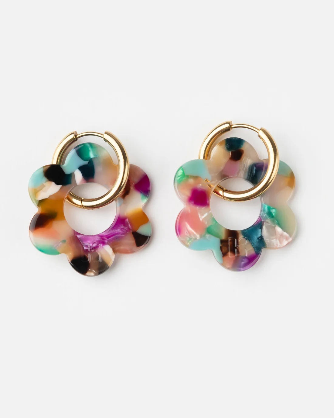 Kurage Ginza Earrings MAXI FLEURETTE - Confettis