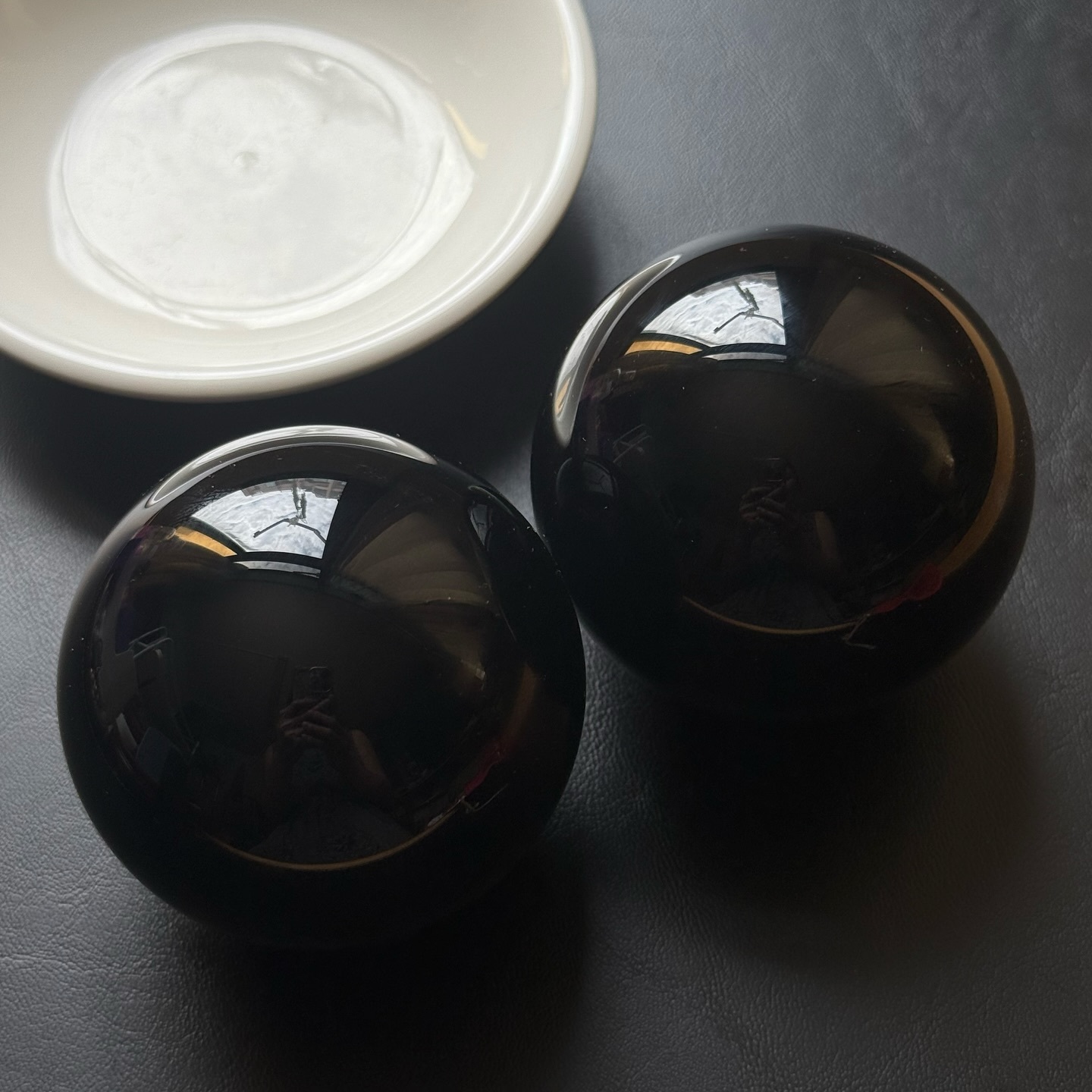 [原石] 黑曜石 水晶球 約 5.5 公分