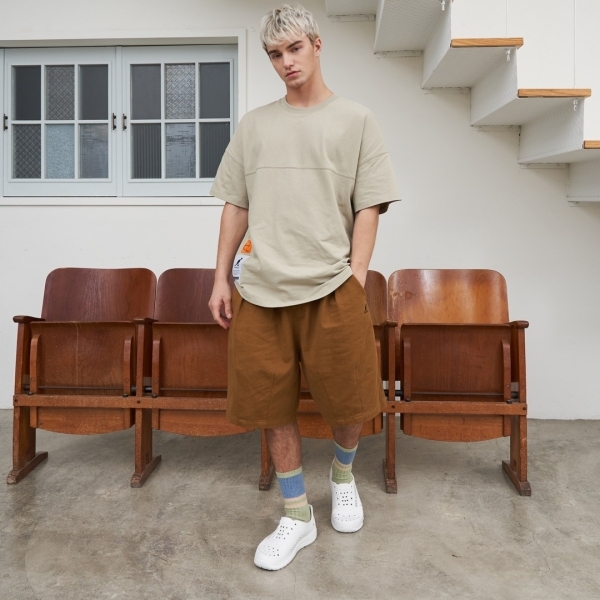 【下殺↘ $599】KANGOL 短褲 卡其色 氣球短褲 男女 6325154132