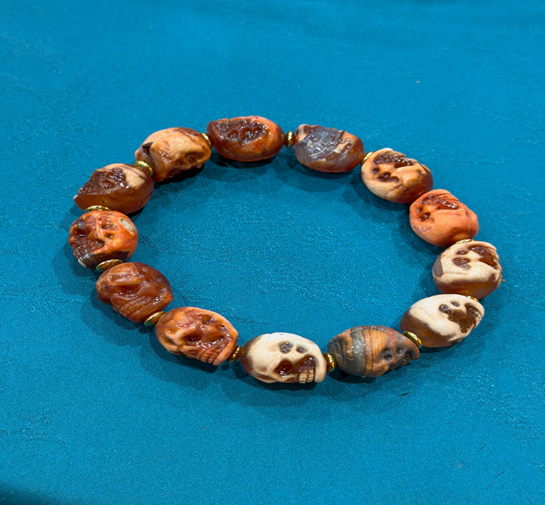 VC043 C43 鈣化紅肉屍陀林主手串