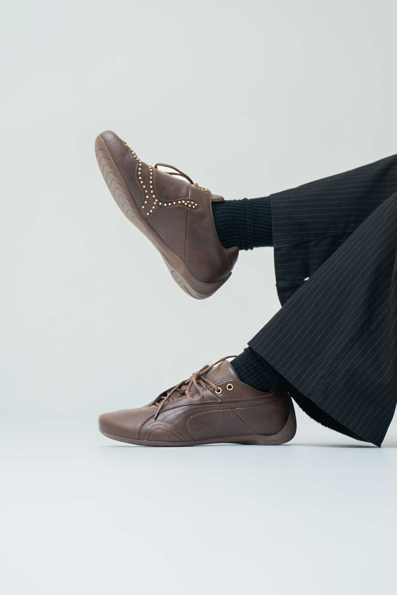 【Focus Store】預購 Puma Future Cat "Studs Brown" 鉚釘 棕色 薄底鞋 405962-01