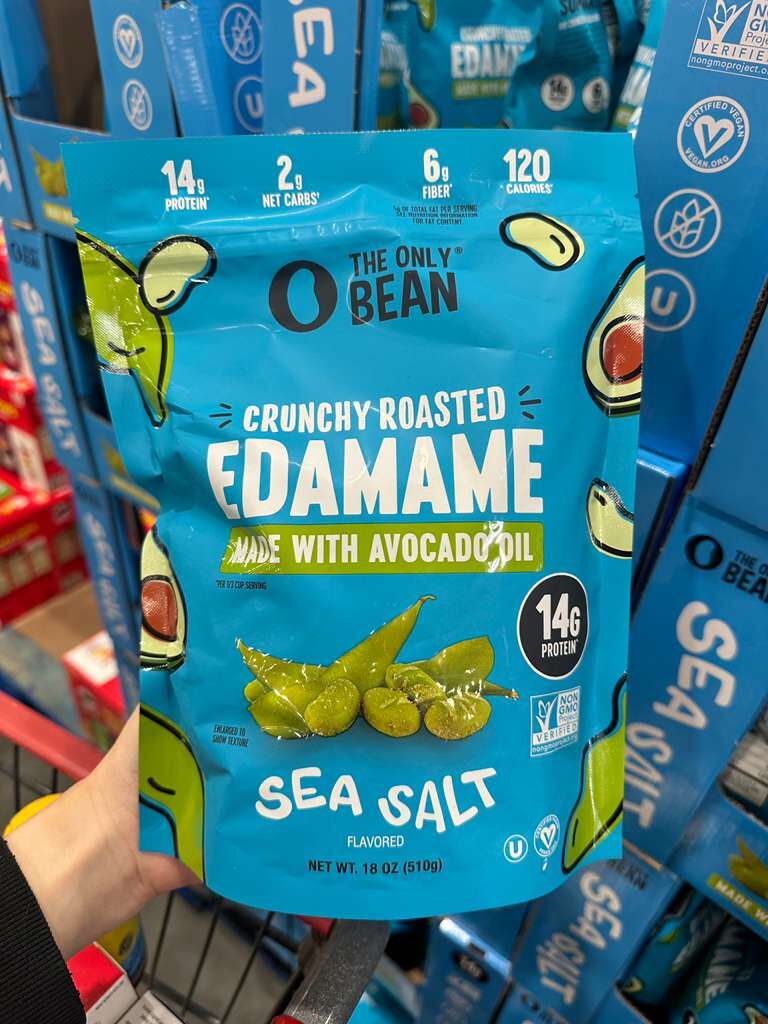 【直播】LX020608 The Only Bean 海鹽口味脆烤毛豆 510g