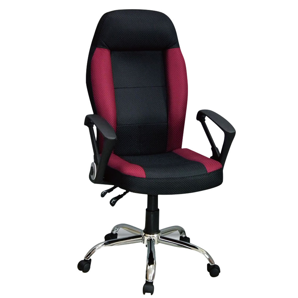伊格人體工學電腦辦公椅(黑紅)