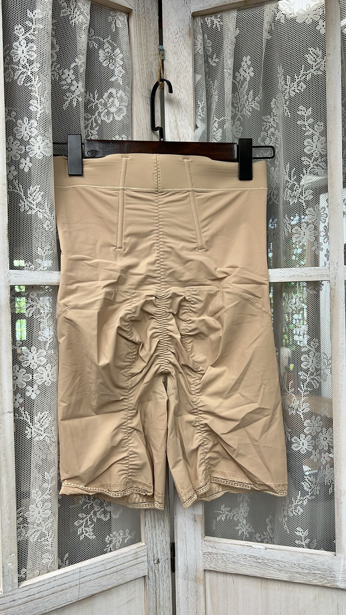 0211CT127-衣物CT-女裝收腰褲 膚色 (A127A), 黑色 (A127B)