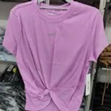 [S] DKNY PURPLE SMALL LOGO LETERRING RHINESTONE BLOUSE T-SHIRT, DP5T9994-JRJ (SD1720)
