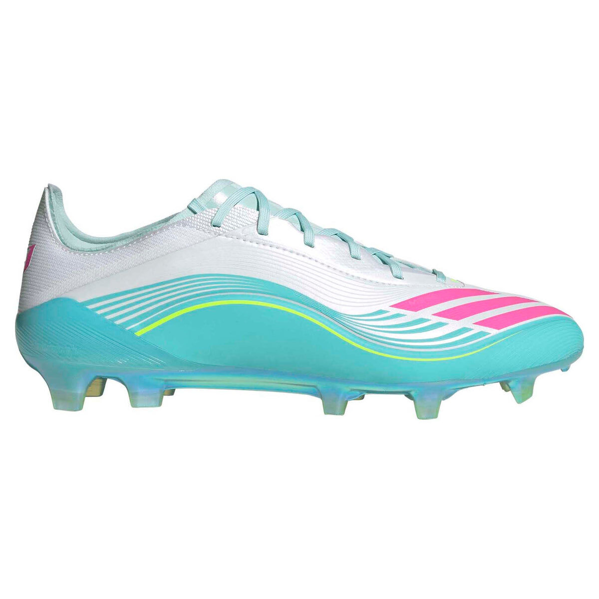 Adidas F50 MESSI ELITE FG 仿草/草地足球鞋 白薄荷綠色