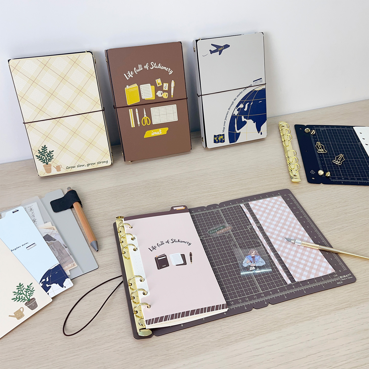 【套組】iMAT 創作旅伴手帳本 x 經典款｜IMAT 台灣