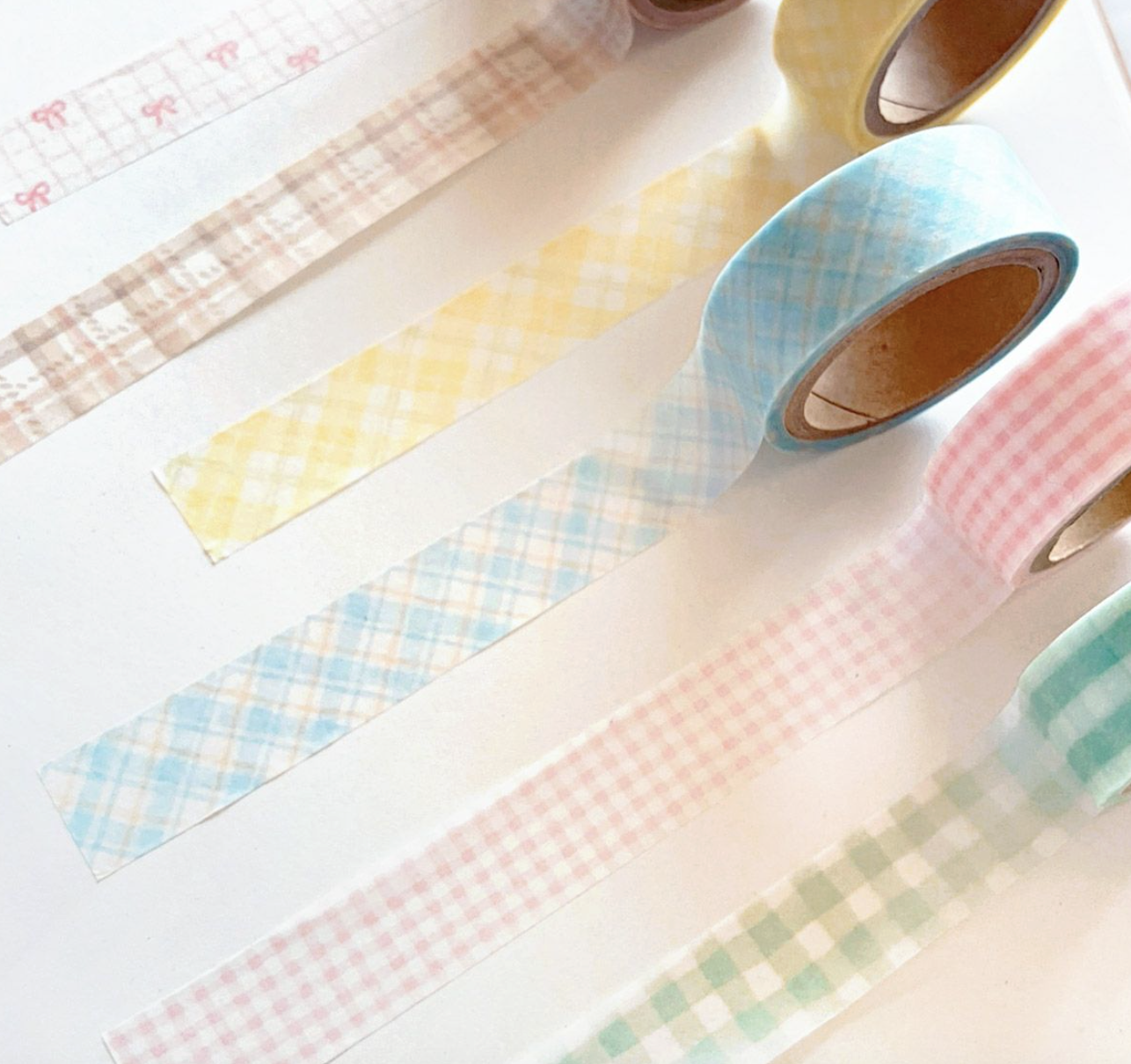 Mind wave | 溫暖格紋系列膠帶