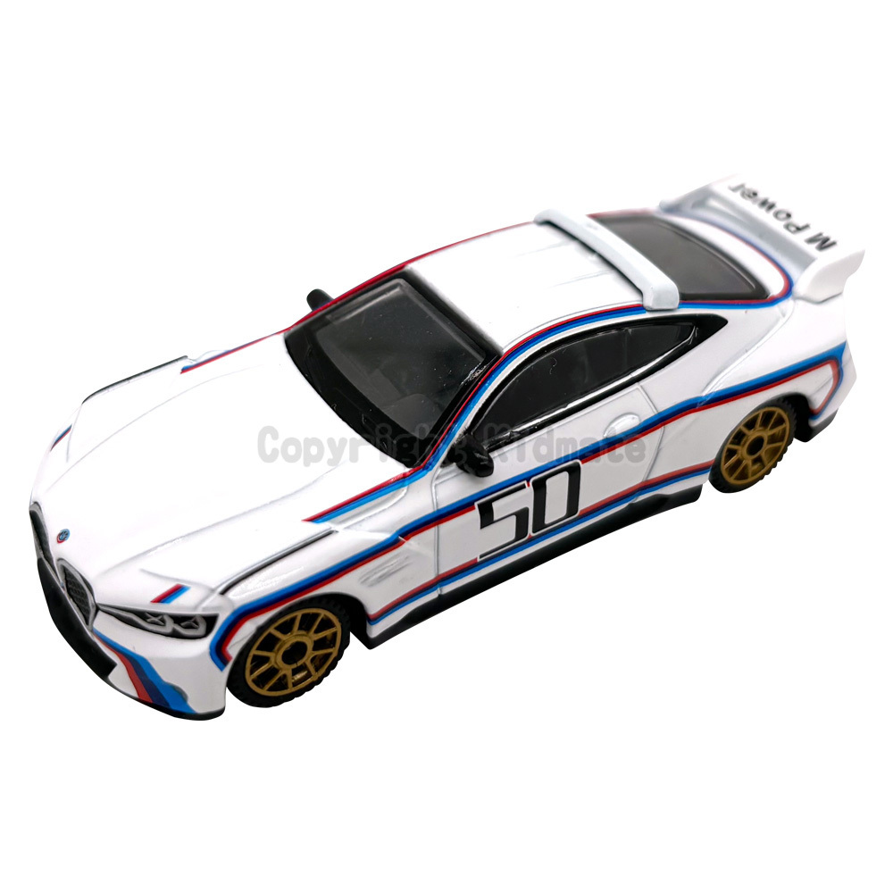 《 KIDMATE 》 1:64合金車BMW CSL3.0(拉花) 54520356