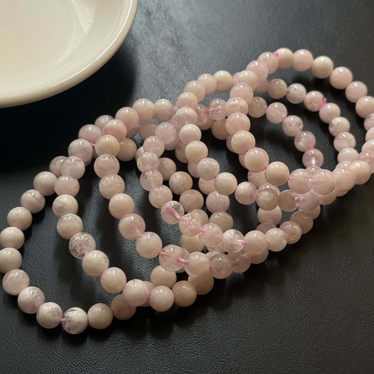 [原石] 雪花幽靈水晶 水晶手串