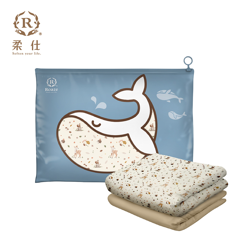 【Roaze 柔仕】雙面雲朵涼被 (大) | 小鹿漫步