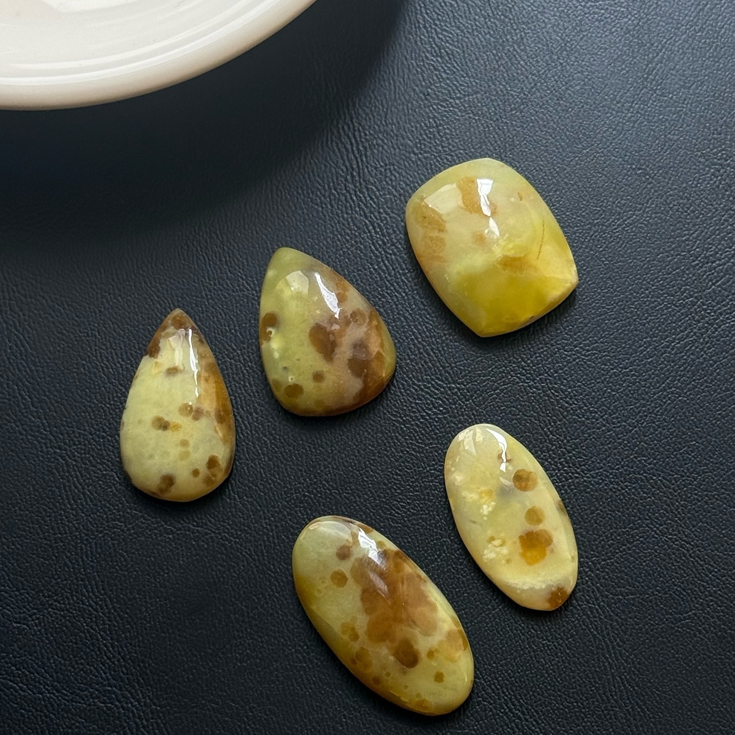 [原石] 綠澳寶 水晶蛋面 水晶墜面