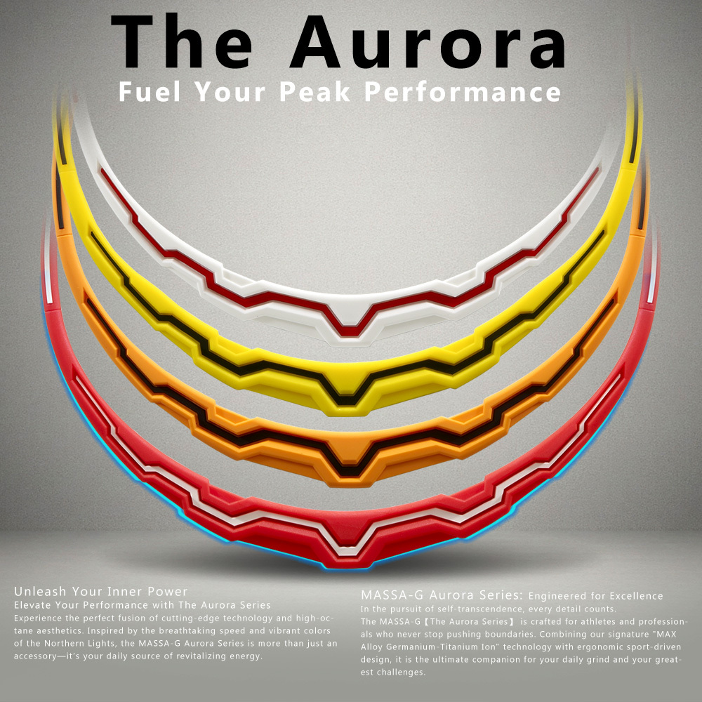 MASSA-G【The Aurora 極光系列】 鍺鈦項圈