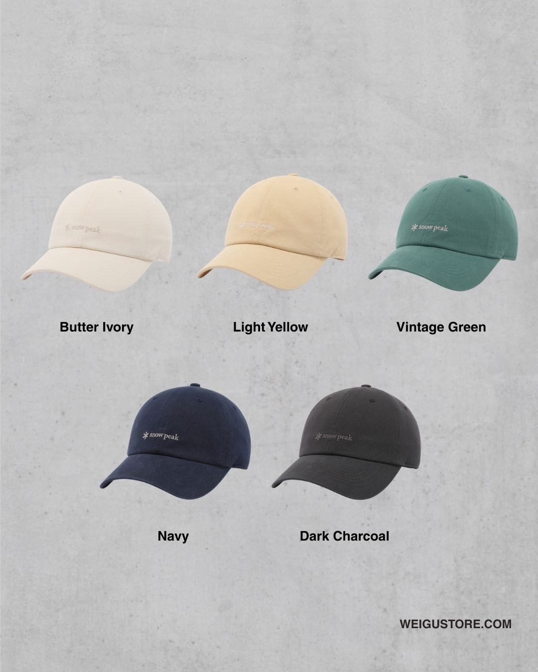 【預購】Snow Peak Clend Ball Cap 刺繡LOGO 老帽 棒球帽 S26ZUFBC30