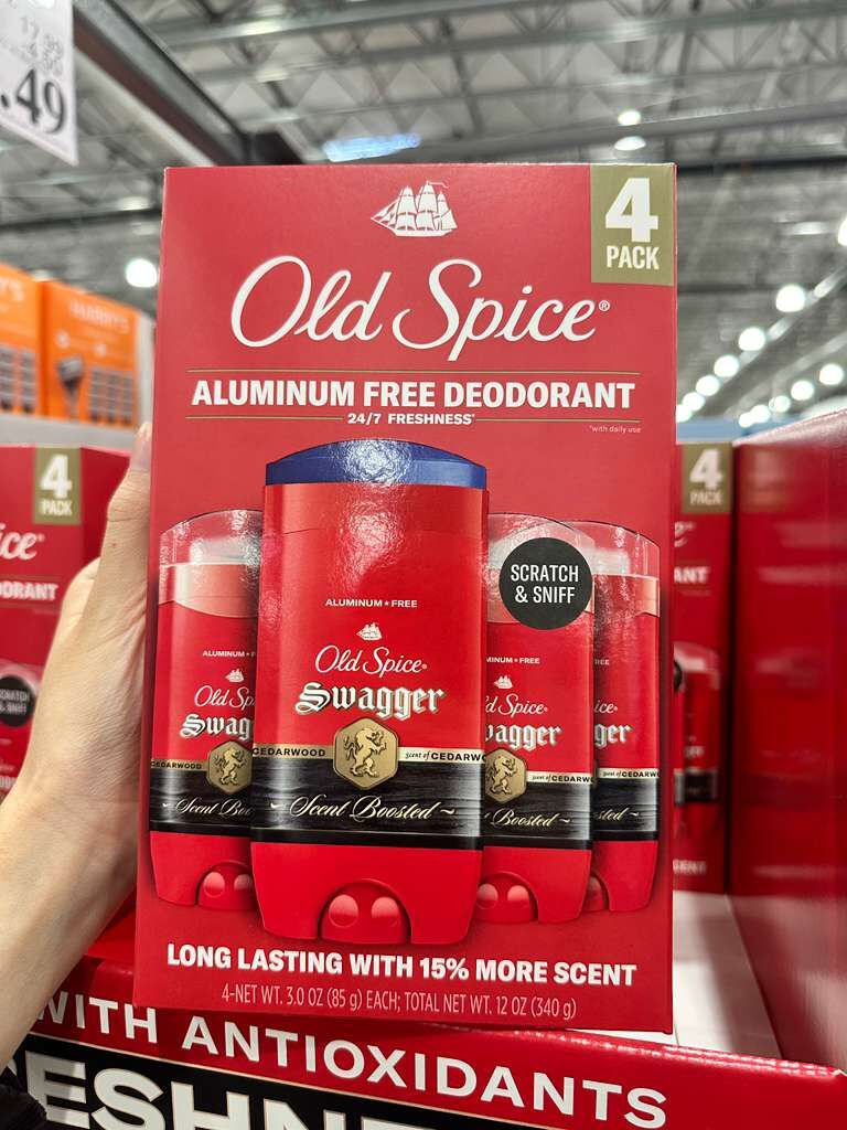 【直播】LX020613 Old Spice 運動型男士清爽止汗香體膏 (一套4支)