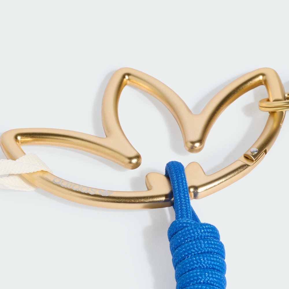 【 adidas KEY CHAIN 耳機收納鑰匙圈 - 白 】