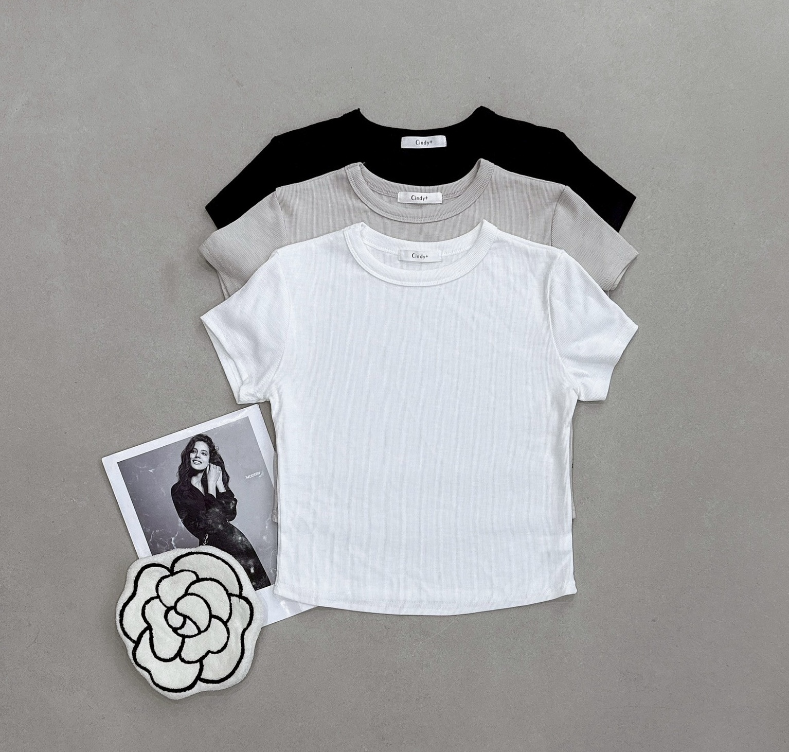 百搭彈力細紋合身棉質衣