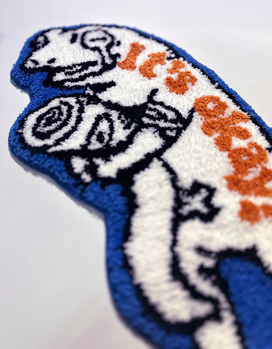 oh!Peter RUG 藍色 屋太郎小地毯