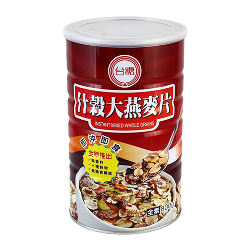 屏東院｜台糖什穀大燕麥片(800g/罐)