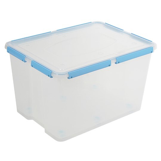 真心良品  聯府KEYWAY   好運四面環扣密封整理箱(85L) 1入/6入賣場   KT850