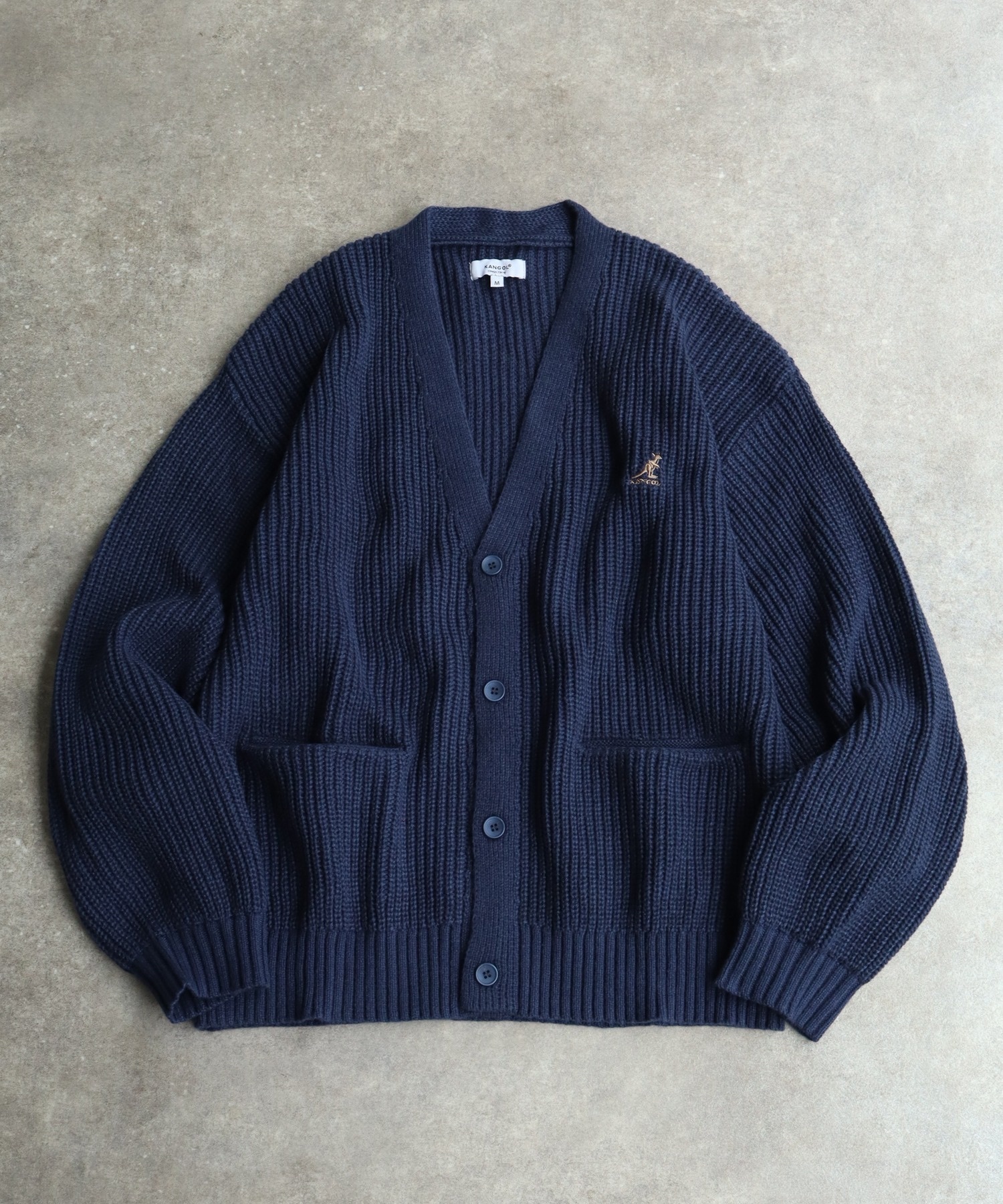 KANGOL / knit cardigan