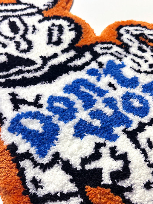 oh!Miickey RUG 橘色 鼠次郎小地毯