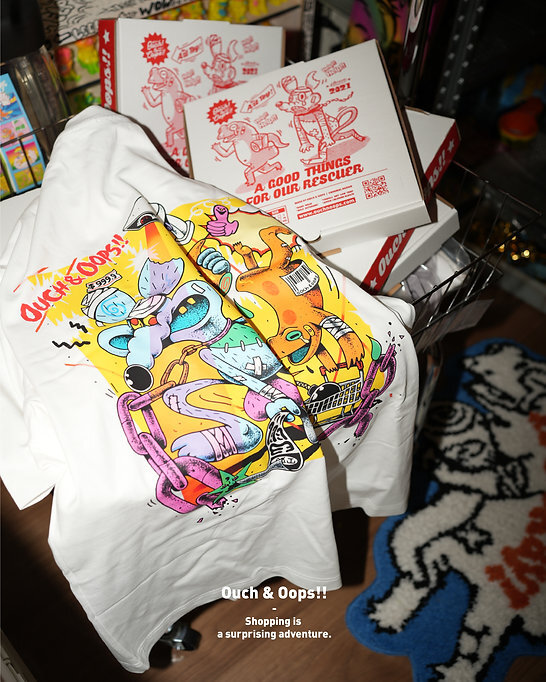 Ouch & Oops POP-UP KV 短袖