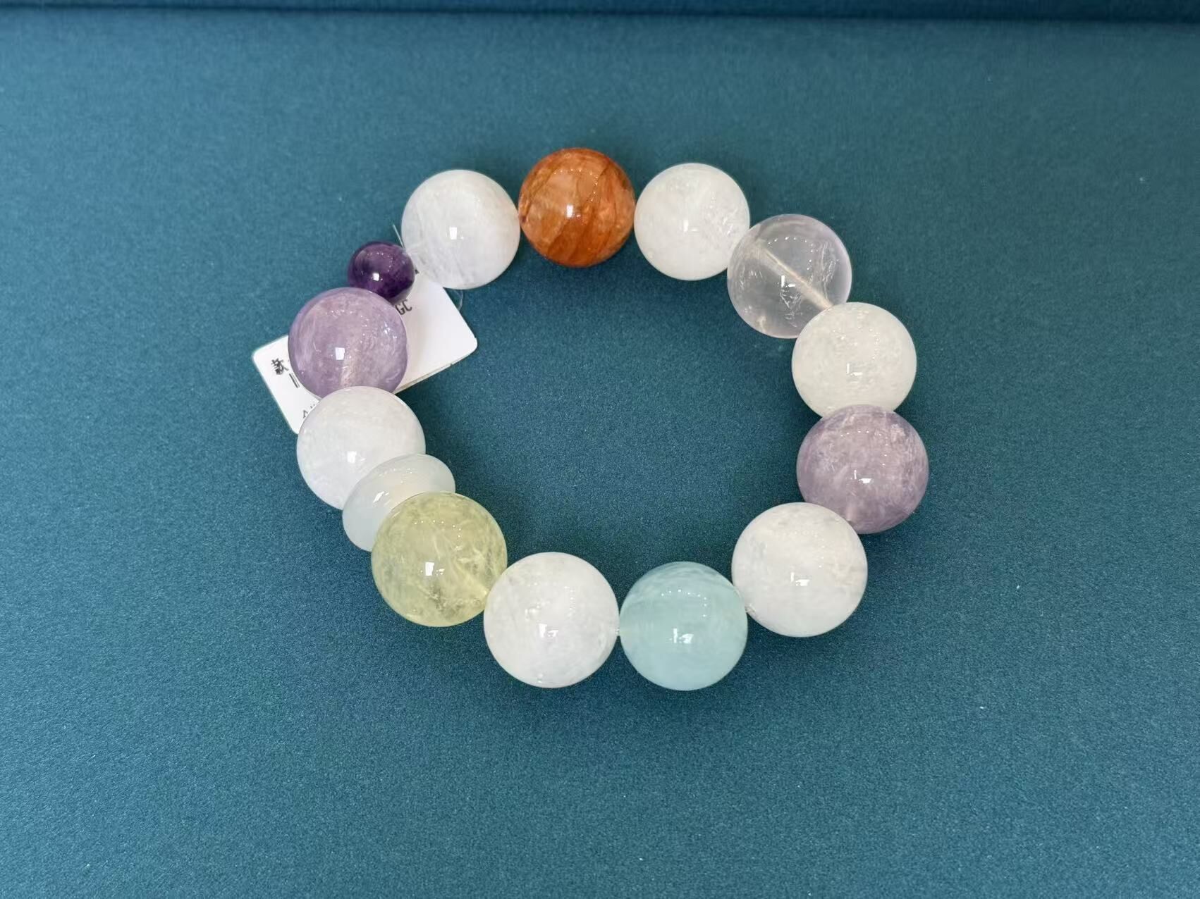 JY084-50715-GC 雪花幽靈+海藍寶串 (Q9)