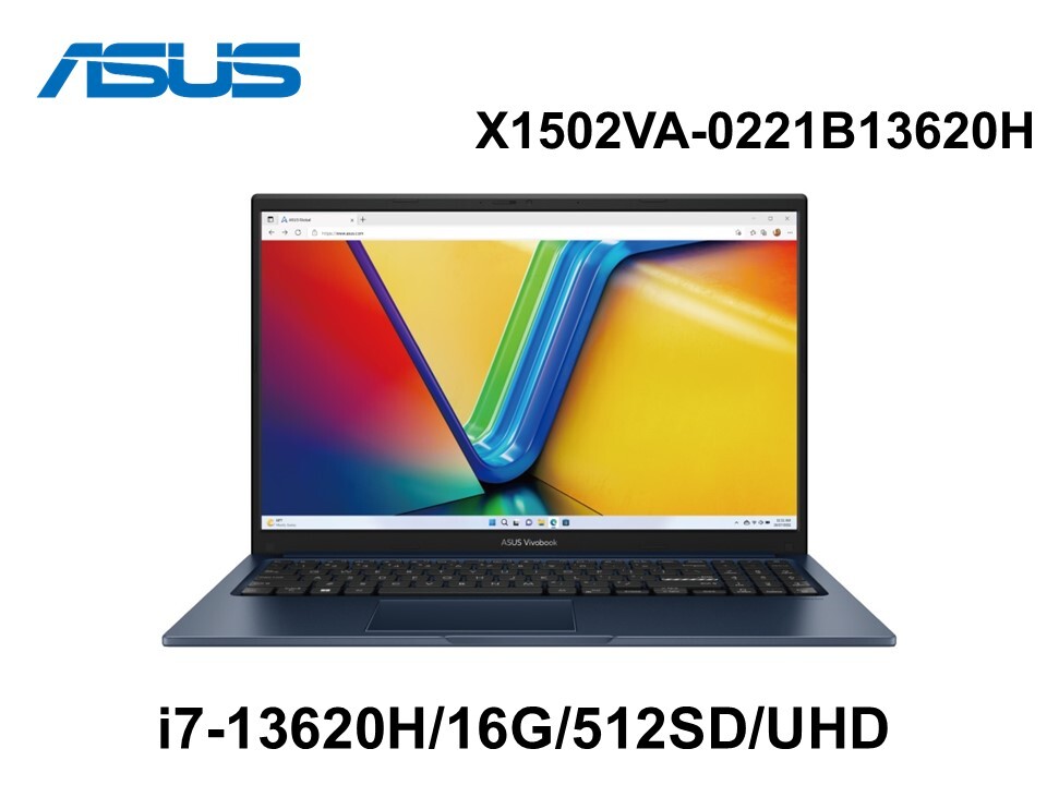 ASUS 華碩 X1502VA-0221B13620H 午夜藍 15.6吋筆電