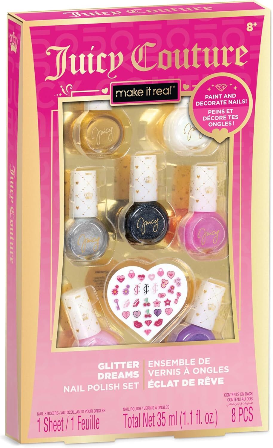 《 美麗夢工坊 Make It Real 》  酷甜閃耀七入指甲油