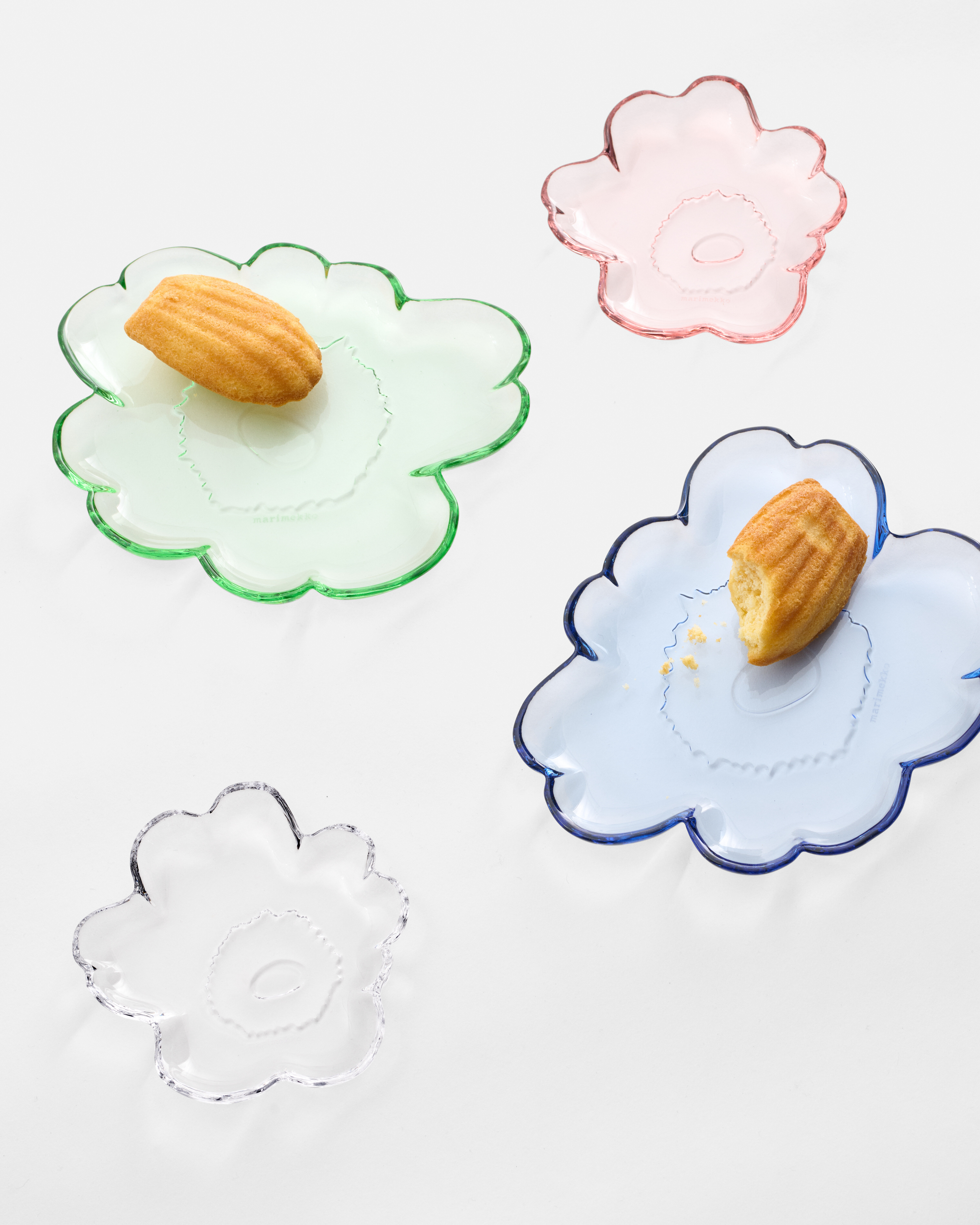 Unikko 花形玻璃餐盤 13cm