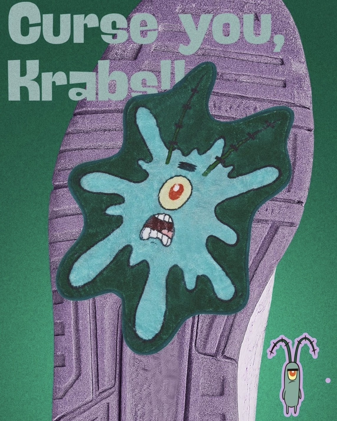 <韓國限定>皮老闆 壓扁 踩扁 毛絨 地毯