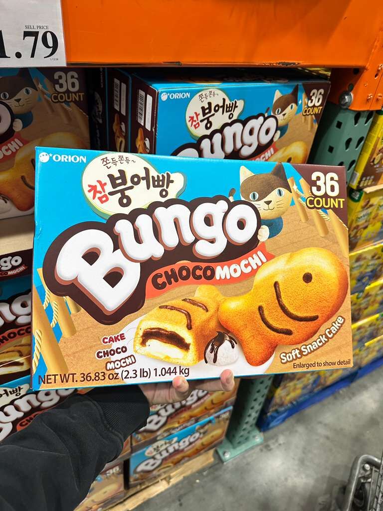 【直播】LL102101 ORION 朱古力麻糬小魚餅(36個裝)