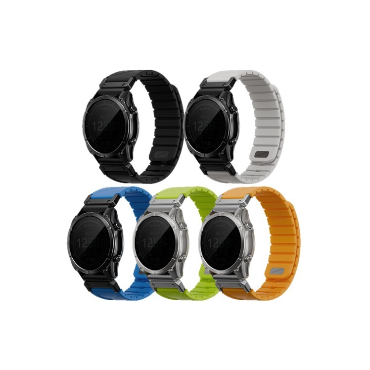 UNIQ Fluo-x-Garmin 磁吸式智慧手錶矽膠錶帶