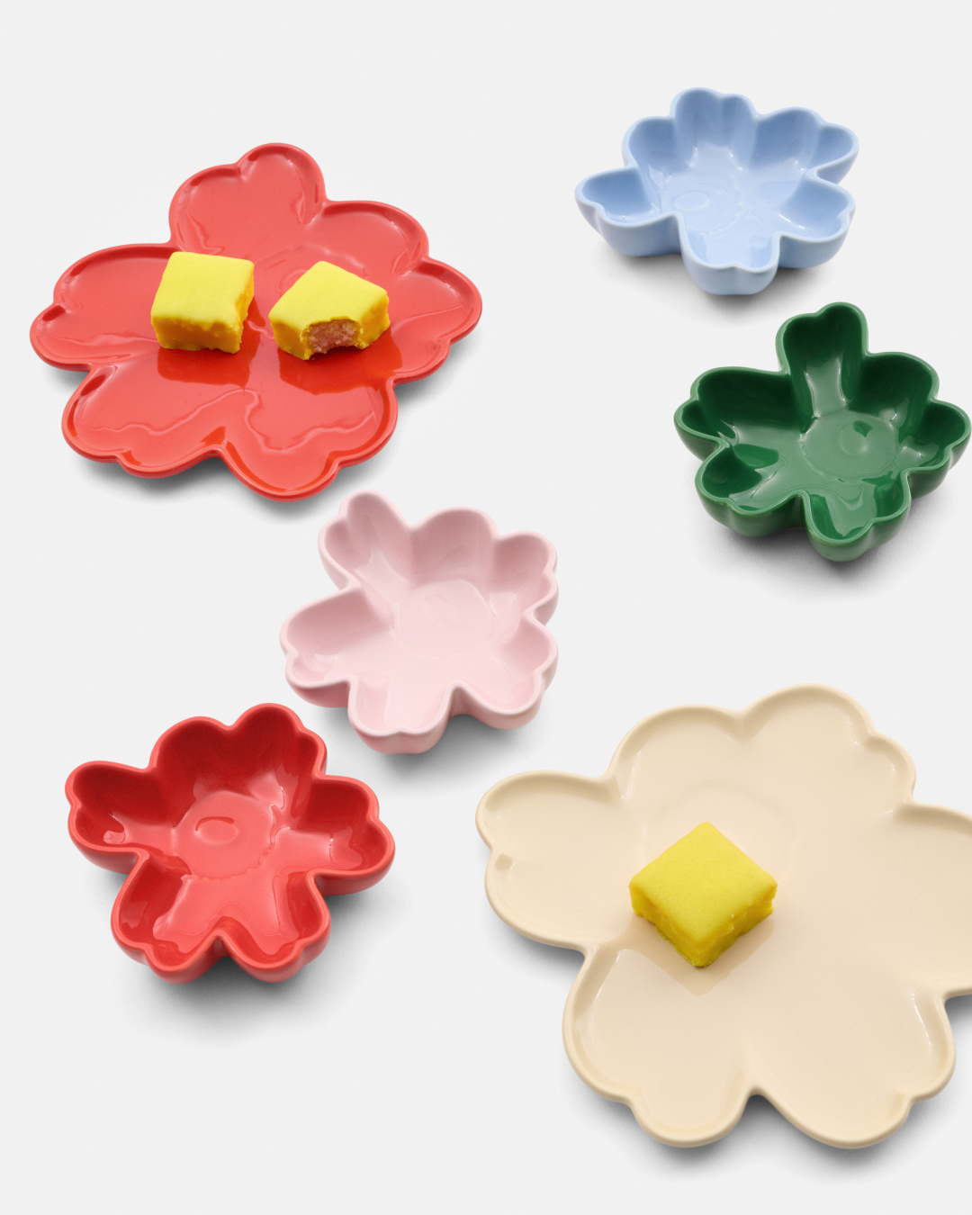 Unikko 花形陶瓷碗2入組