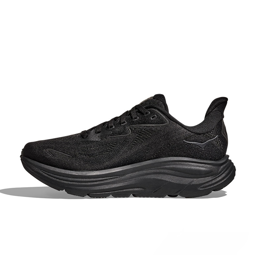 Hoka One One Clifton 10 Wide 全黑 透氣 反光 包覆 運動鞋 男鞋 HO1162032BBLC