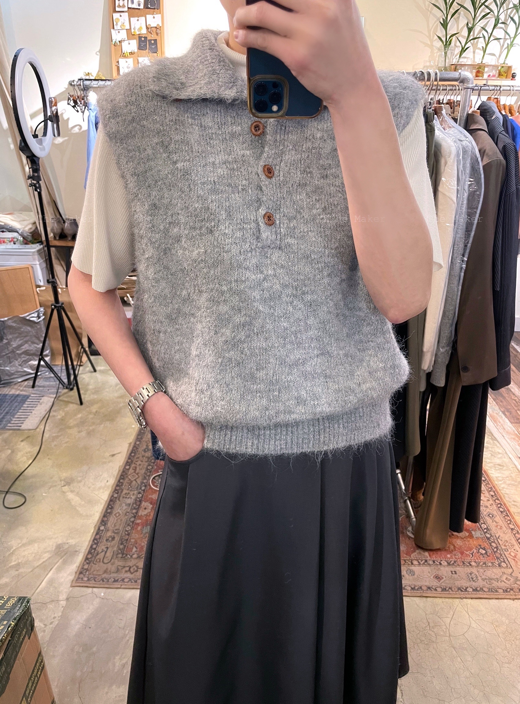 🧶 10%羊毛輕盈軟滑背心  🧶