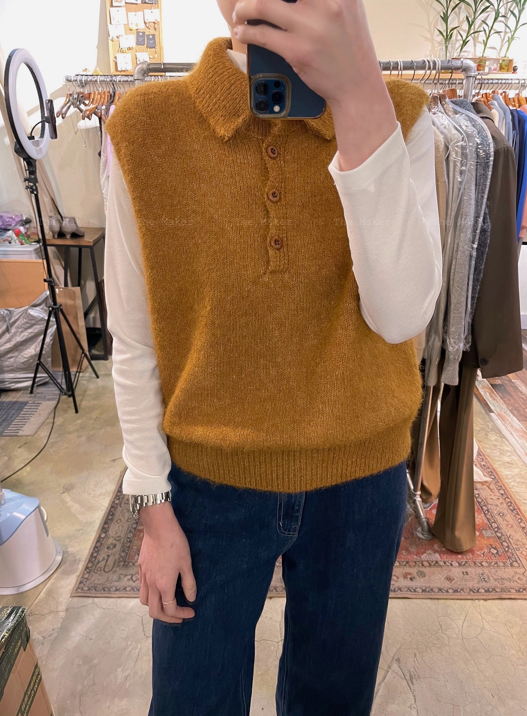 🧶 10%羊毛輕盈軟滑背心  🧶