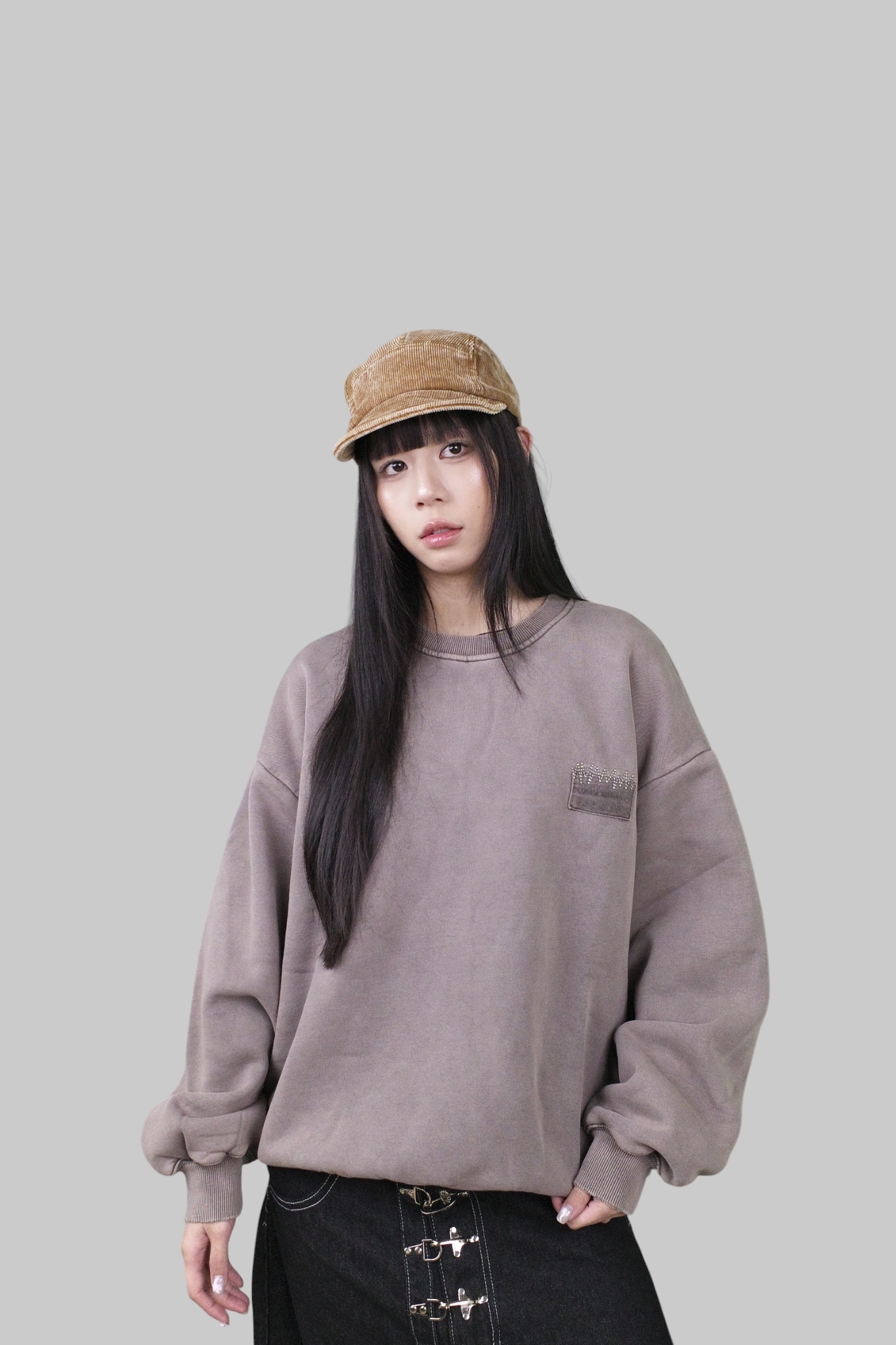 『Always_Good』水洗 重磅 破壞 鋪絨 大學T