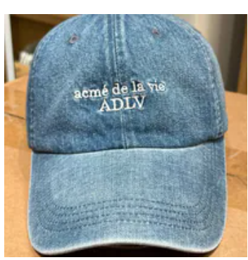 [S] ADLV LIGHT BLUE BASIC LOGO S3 BALL CAP, 25SS-AC-CA-LG-BSC-LBU (SAV444)