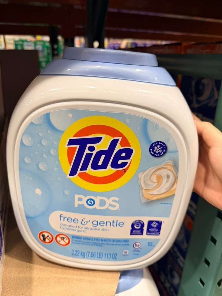 【直播】LX020633 Tide PODS Free & Gentle 洗衣膠囊 3.22kg