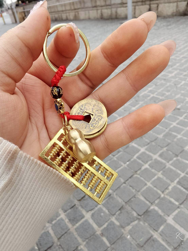 香港✨黃大仙祠過香爐招財小物鑰匙扣🔥