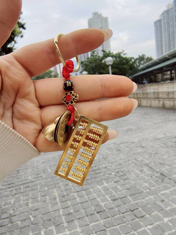 香港✨黃大仙祠過香爐招財小物鑰匙扣🔥
