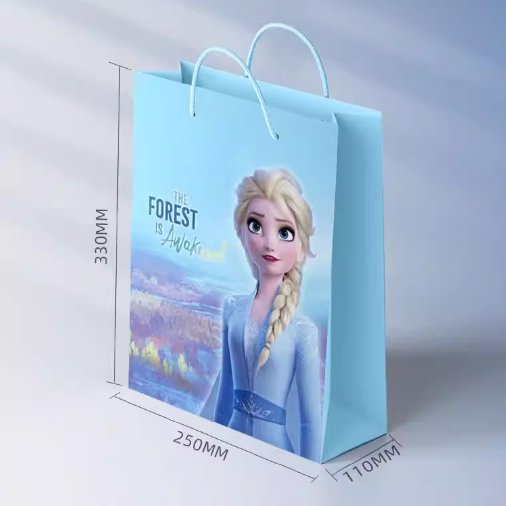 迪士尼魔雪奇緣 禮物袋 紙袋(長形)