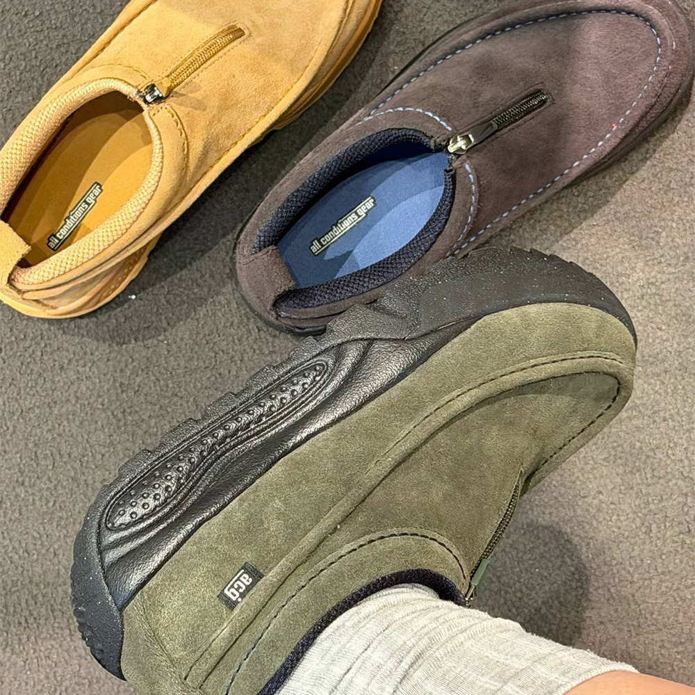 Nike ACG IZY SE 麂皮 拉鍊  懶人鞋 一腳蹬 戶外營地鞋 露營 山系機能 深灰綠 深棕色 小麥棕 IH3750-300-201-200