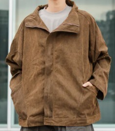 2025AW P-23 BAT PANEL PARKA 水洗做舊外套