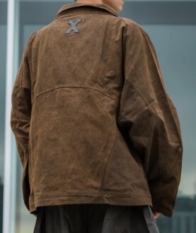 2025AW P-23 BAT PANEL PARKA 水洗做舊外套